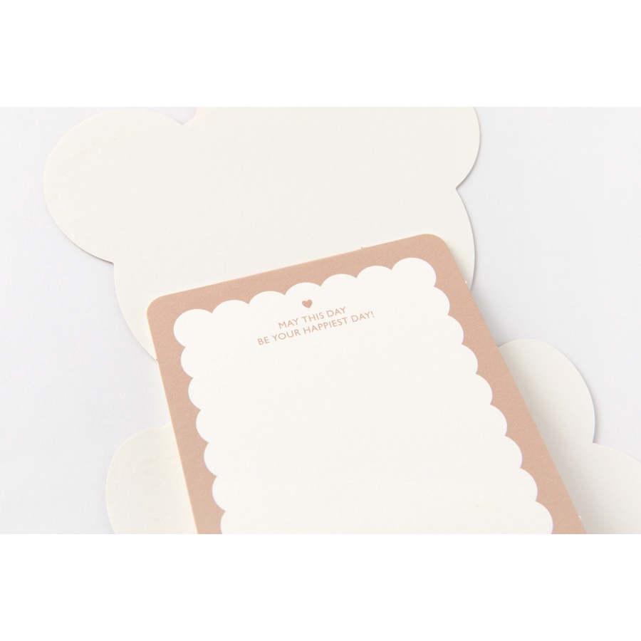 Thiệp ARTBOX Hàn Quốc Hình Chú Gấu Teddy Tặng Quà