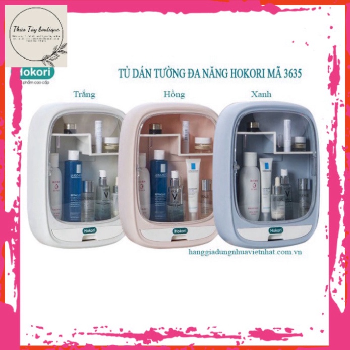 TỦ DÁN TƯỜNG ĐA NĂNG HOKORI 3635 NHỰA VIỆT NHẬT CAO CẤP