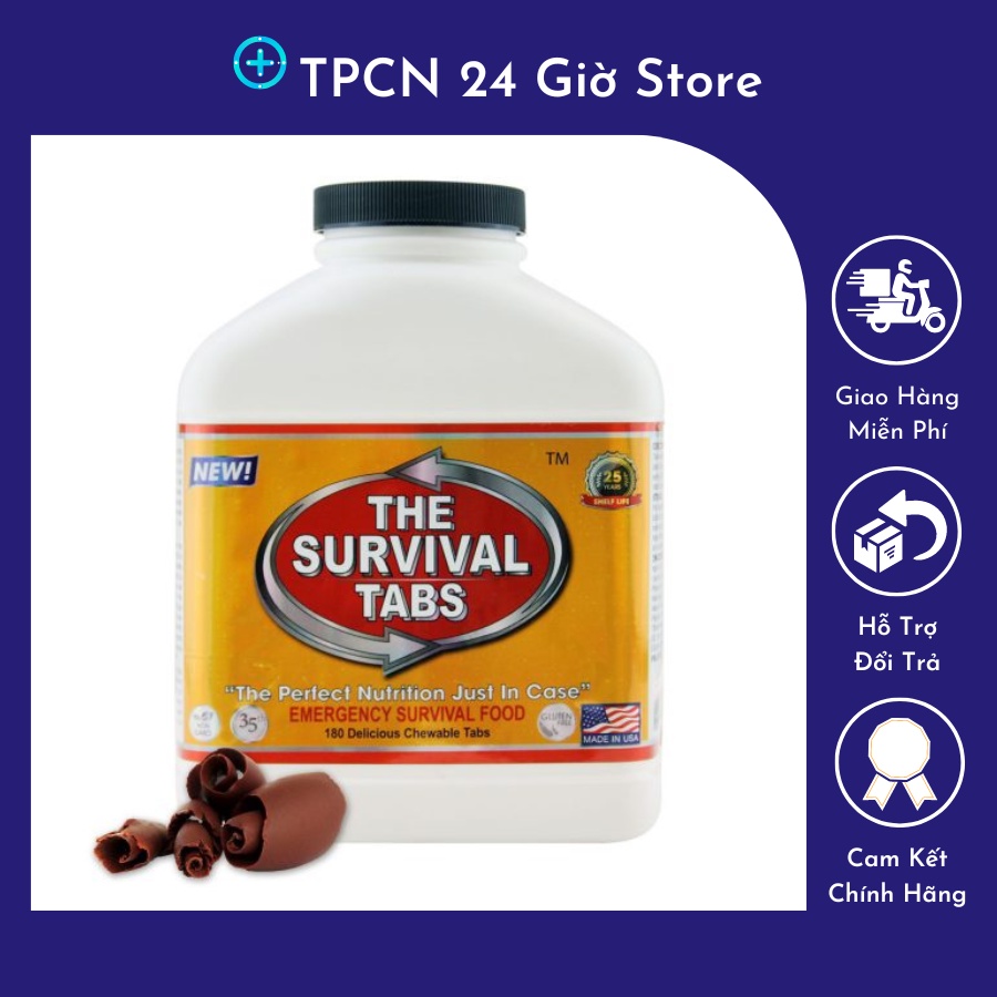 Thực Phẩm Sinh Tồn The Survival Tabs 180 Viên