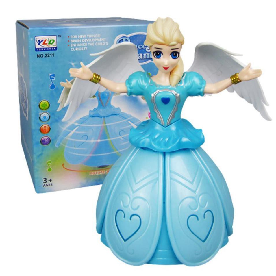 ĐỒ CHƠI TRẺ EM  ĐỒ CHƠI CÔNG CHÚA ELSA XOAY VÒNG