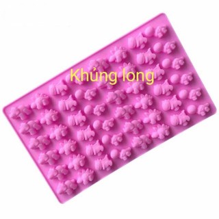 khuôn kẹo dẻo, kẹo chip chip(silicon nhiều mẫu)