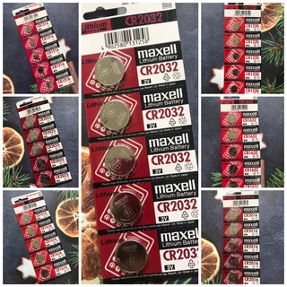 Vỉ 5 Viên Pin Maxell CR2032 / CR2025 / CR2016 / CR1632 / CR1616 / CR1220 / CR1216 / CR1620 MAXELL - Chính Hãn