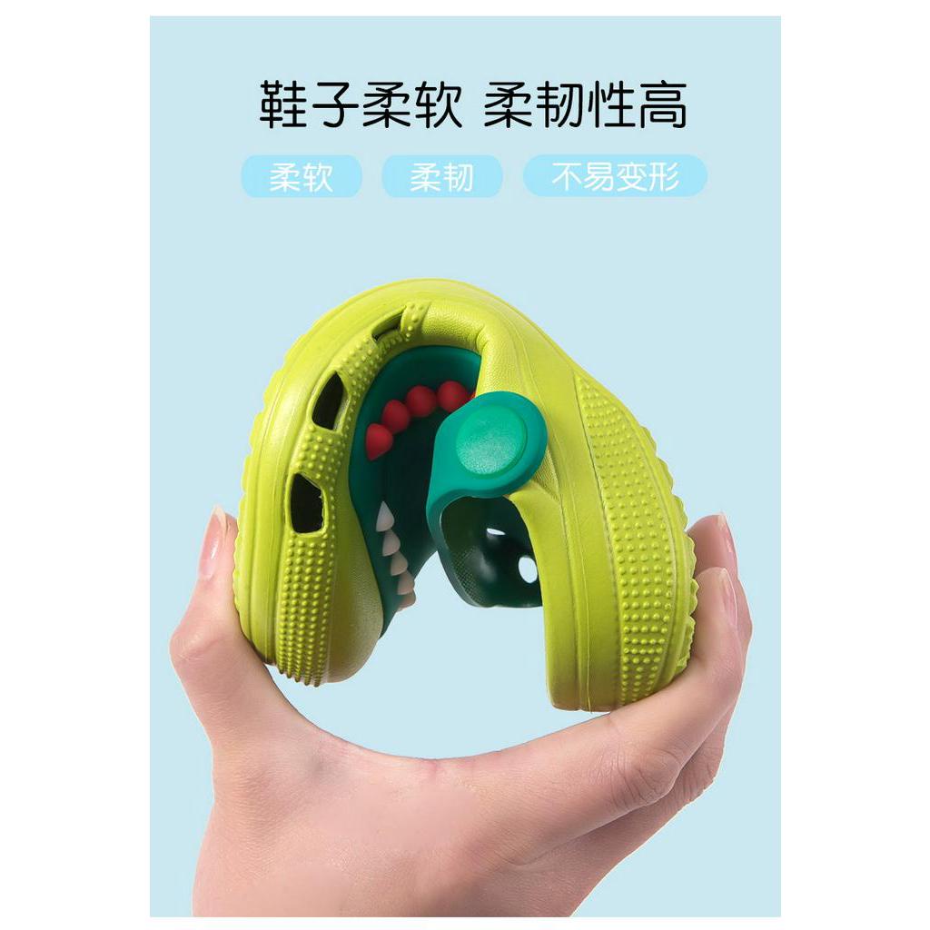 Dép crocs hình khủng long đáng yêu kiểu dáng thoải mái dành cho các bé