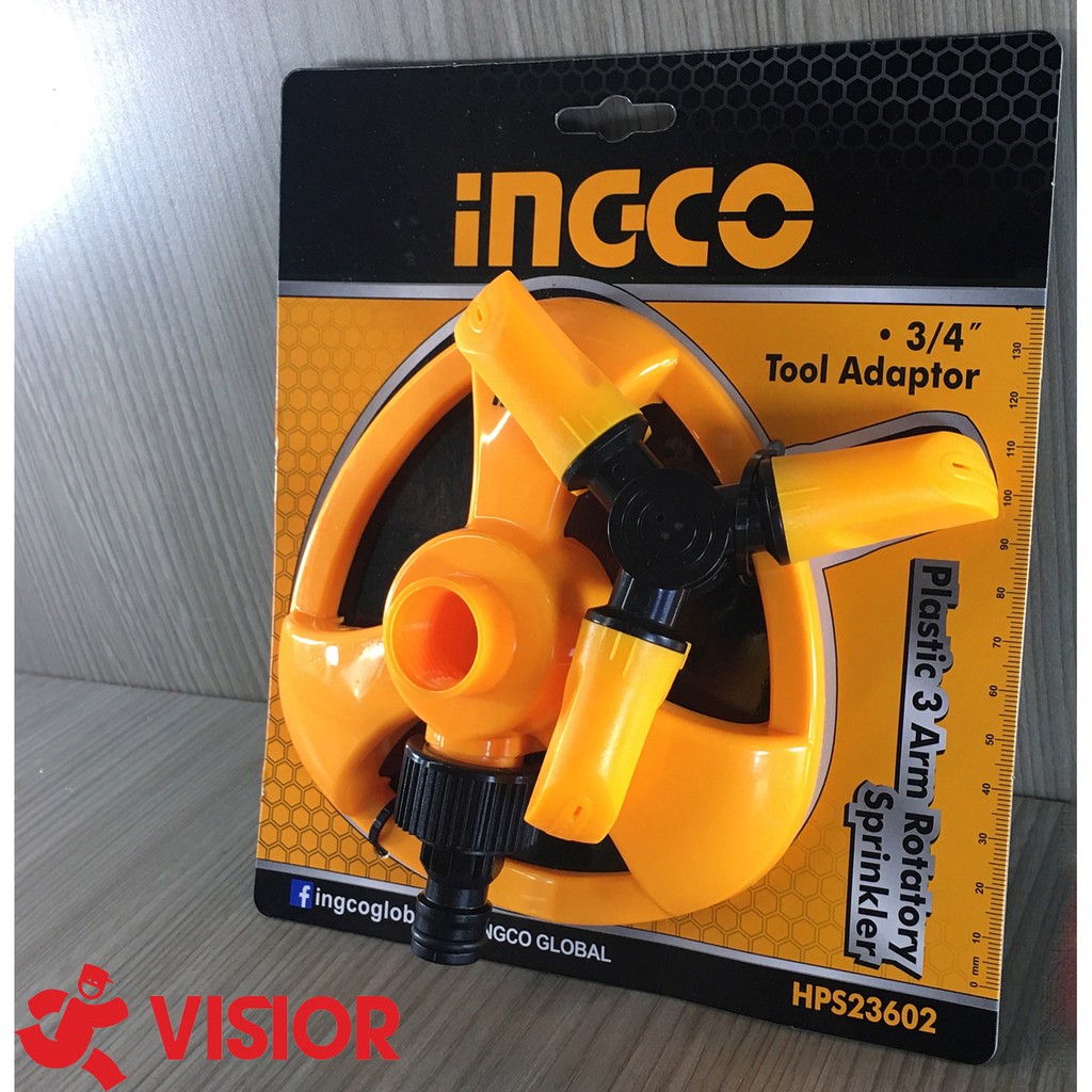 ĐẦU PHUN TƯỚI NƯỚC XOAY 360 độ INGCO HPS23602