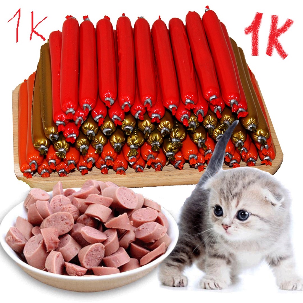 COMBO 30 thanh Xúc xích và 30 súp thưởng Shizuka cho chó mèo thú cưng thanh 15gr