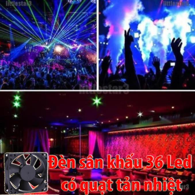 Đèn LED 36 bóng DMX512 tạo hiệu ứng ánh sáng cho sân khấu