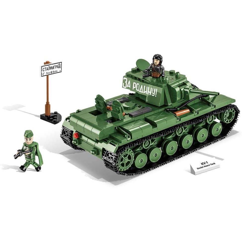 Đồ chơi lắp ráp Lego xe bánh xích - xe tăng - Tank KV-1 COBI-2555