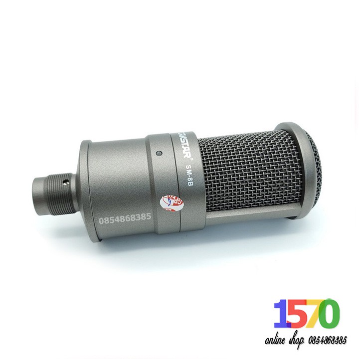 Micro thu âm livestream Takstar SM-8B 🚛 FREESHIP 🚛 Hàng chính hãng, tặng dây micro cao cấp kháng nhiễu [ Cực Hot ]