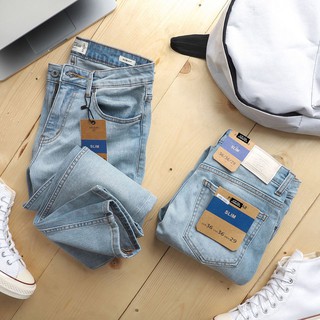 Quần jean Pull&bear Xanh