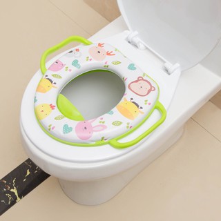 [THANH LÝ] Bệ Lót Thu Nhỏ Bồn Cầu Hình Thú Cho Bé