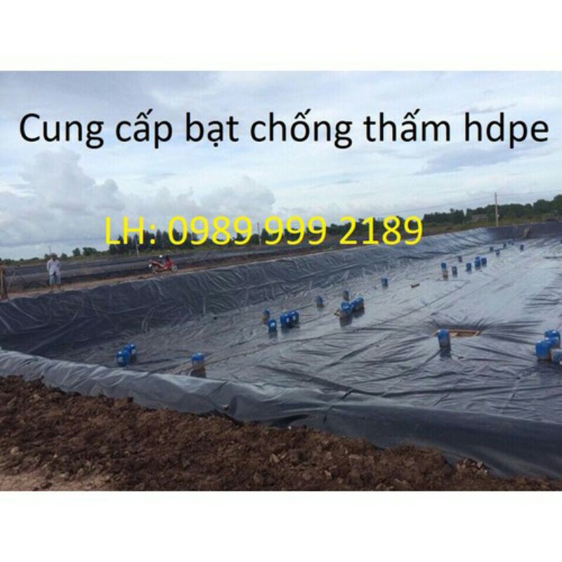 Bạt nhựa HDPE lót hồ ao, bãi rác , nhà xưởng, nền xi măng; Bạt nhựa hồ cá tôm