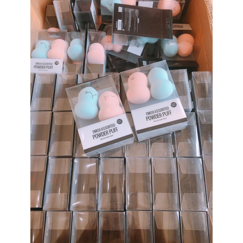 Mút Tán Kem Nền Miniso Emoji Assorted Powder Puff