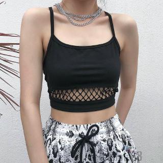 ☆➔❤Phụ Nữ Rỗng Ra Lưng Không Tay Màu Đen Thời Trang Băng Bustier Ống Áo