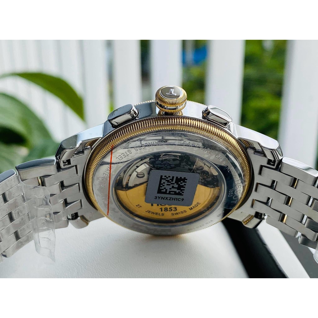 Đồng hồ nam chính hãng Tissot Bridgeport Automatic Chronograph Gent T097.427.22.033.00 - Máy cơ - Kính Sapphire