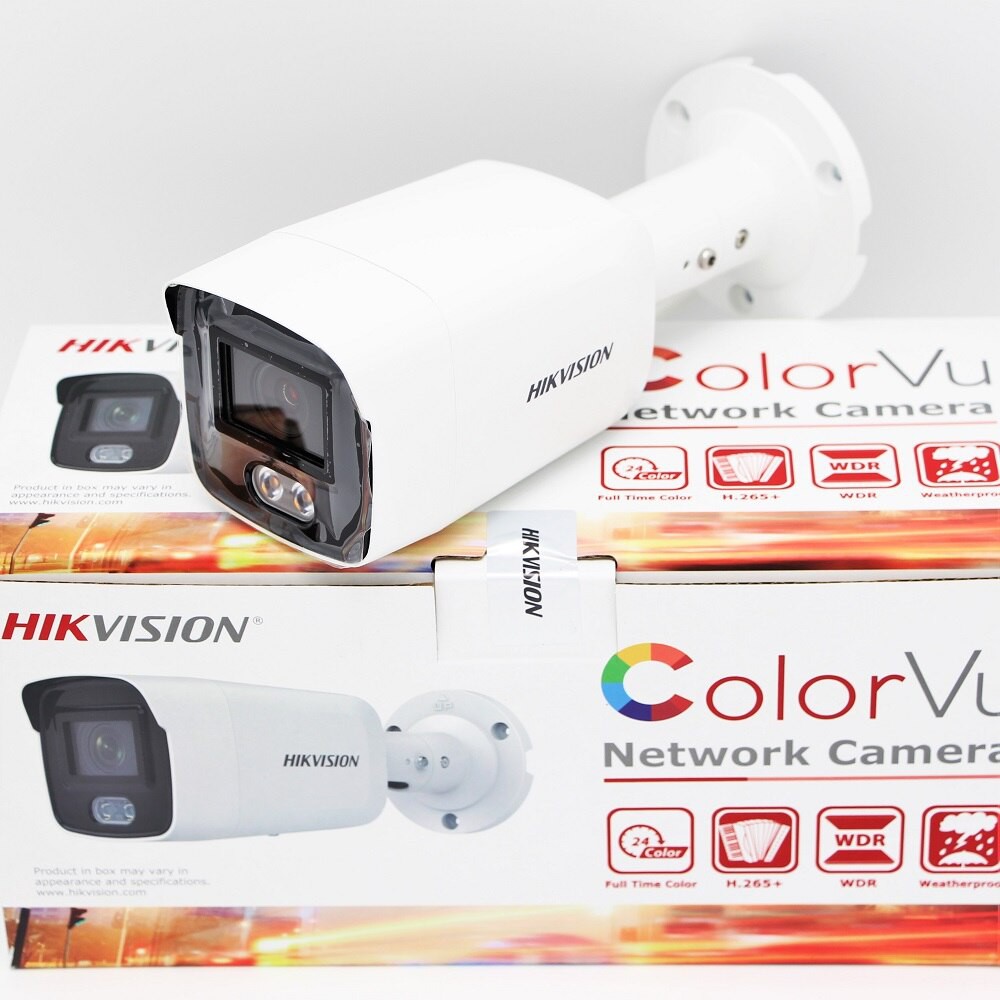 Camera IP trụ 4MP HIKVISION DS-2CD2047G2-LU, colorVu full màu ban đêm, có mic (chính hãng Hikvision Việt Nam)