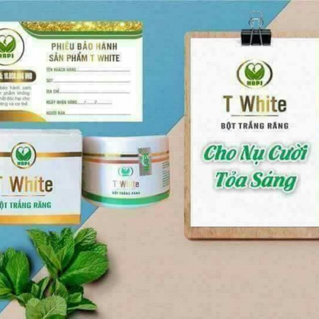 BỘT TRẮNG RĂNG T WHITE