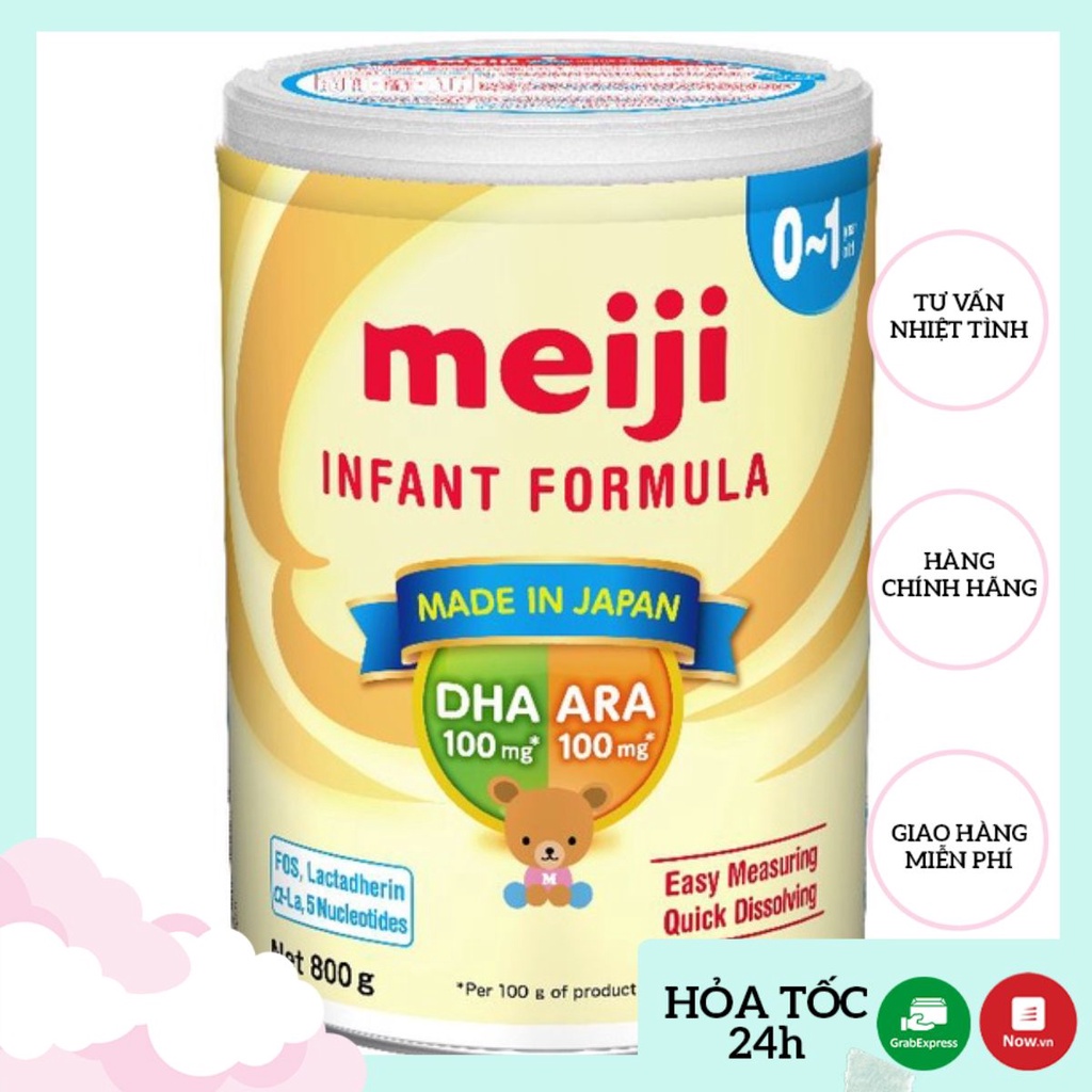 Sữa Meiji Infant Formula 0-1 800g