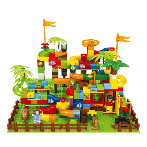 Lego 8020 Lắp Ráp Đường Ray Thả Bi 328 Mảnh