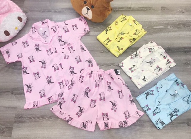 Pijama Thái Lan kiểu bèo siêu yêu nhóe