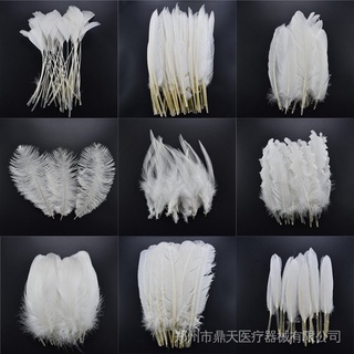 30 Cái / lốc Lông Cừu Trắng Cho DIY Vịt Lông Ngỗng Để Trang Sức Làm Đám Cưới