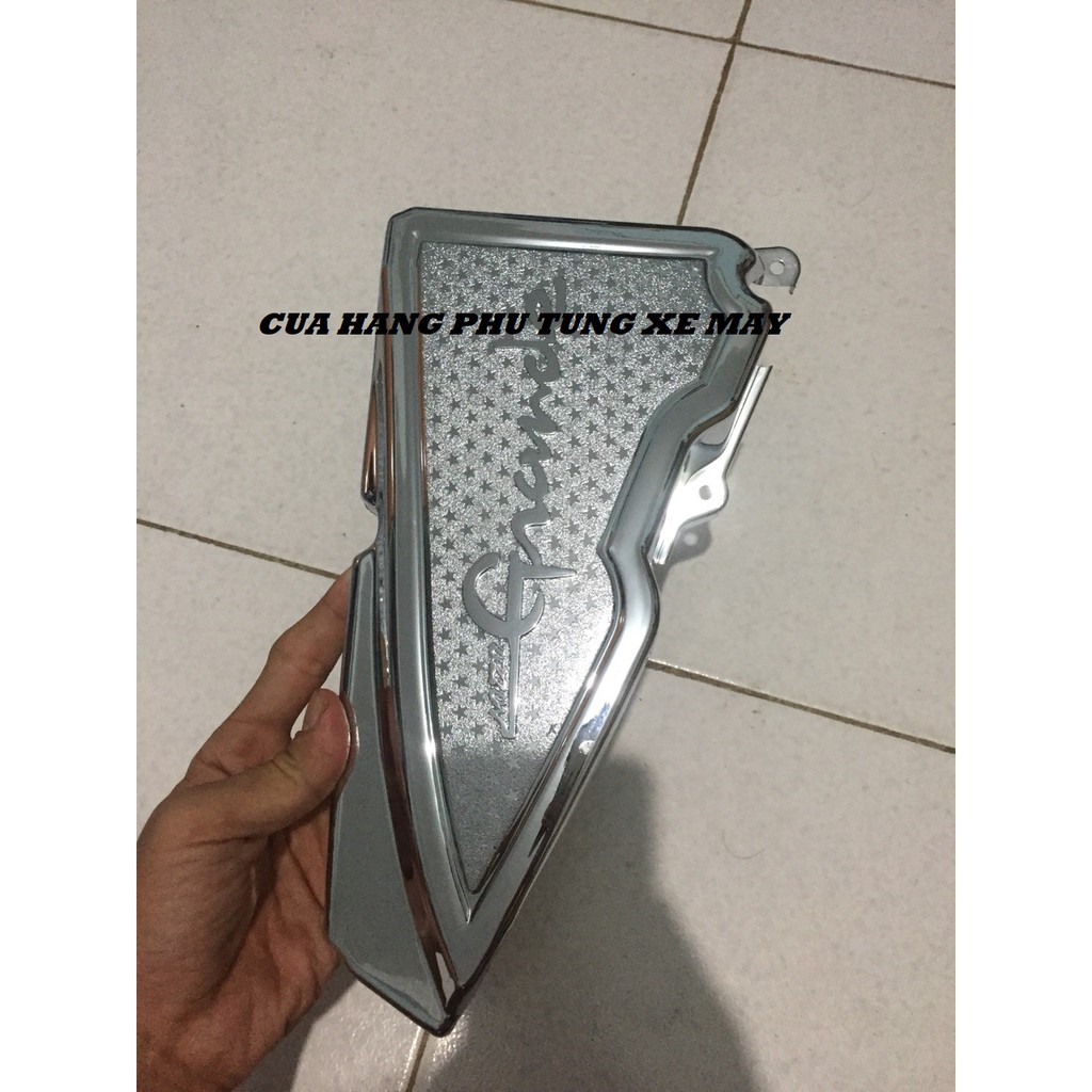 Combo 3 món Che Pô + Bầu e + Quạt gió cho xe Nozza Grande mạ Crom