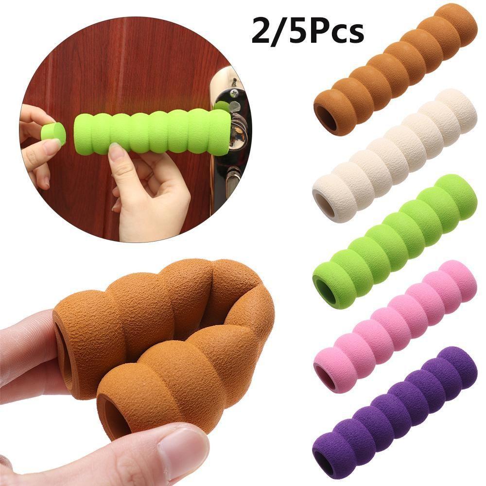 Set 2 / 5 Phụ Kiện Bọc Tay Nắm Cửa Hình Xoắn Ốc Chống Tĩnh Điện Bảo Vệ An Toàn Cho Bé