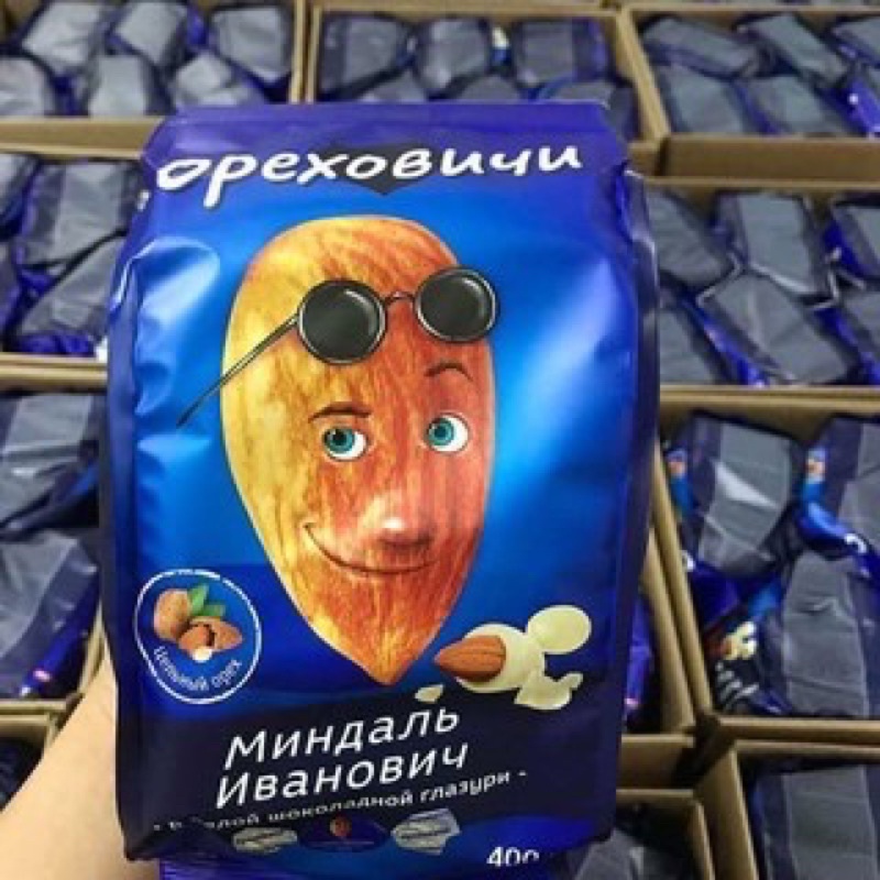 Kẹo Socola Hạnh Nhân Ivan chuẩn Nga