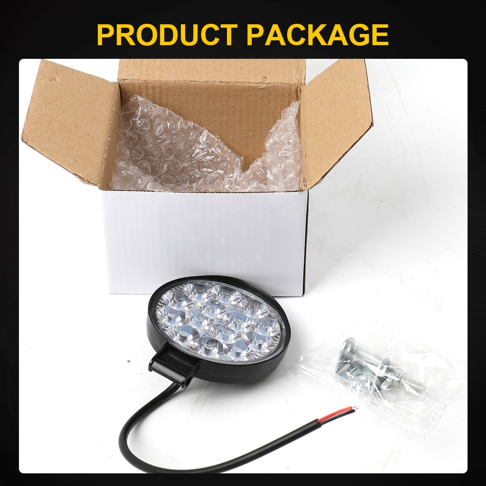 UNI-SHINE Đèn LED ô tô 3 inch Đèn chiếu sáng LED 12V / 24V Đèn pha đèn pha bổ sung đèn chiếu sáng offroad Đèn sương mù xe máy SUV