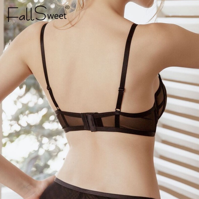 FallSweet Áo Ngực Khoét Sâu Màu Sắc Thời Trang Quyến Rũ Cho Nữ Size A B Cup