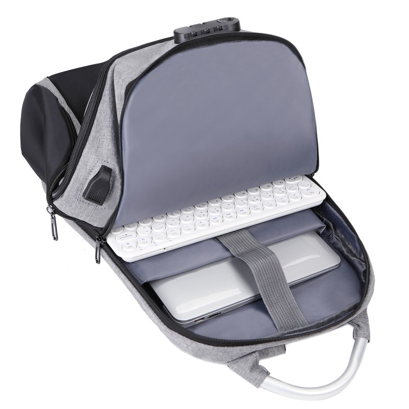 Balo Chuwanglin Vải Oxford Chống Thấm Nước Chống Trộm Thời Trang Cho Nam