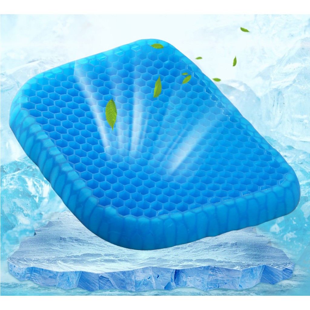 Đệm Gel ngồi thông minh thoáng khí, lưu thông máu - Đệm lót ghế tổ ong