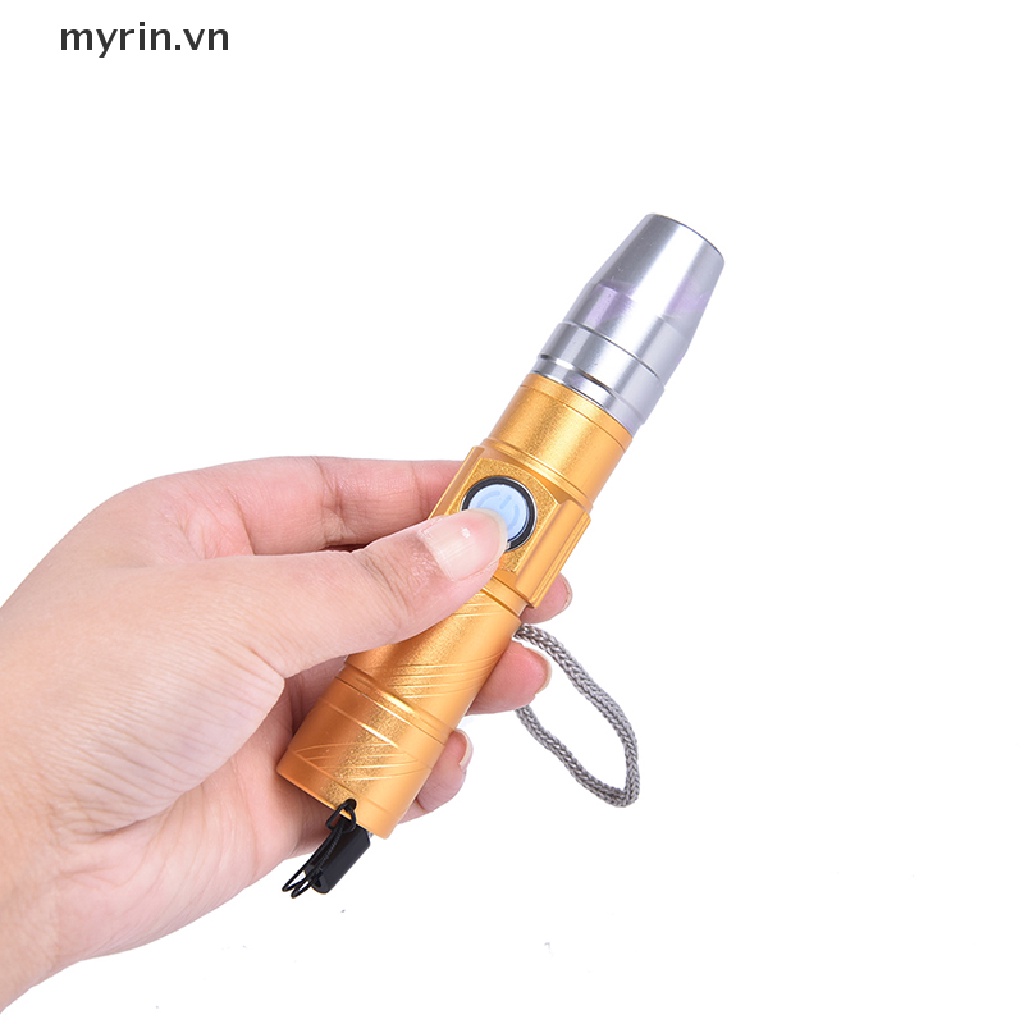Đèn LED Tia Cực Tím 365nm Cổng Sạc USB 3 Chế Độ