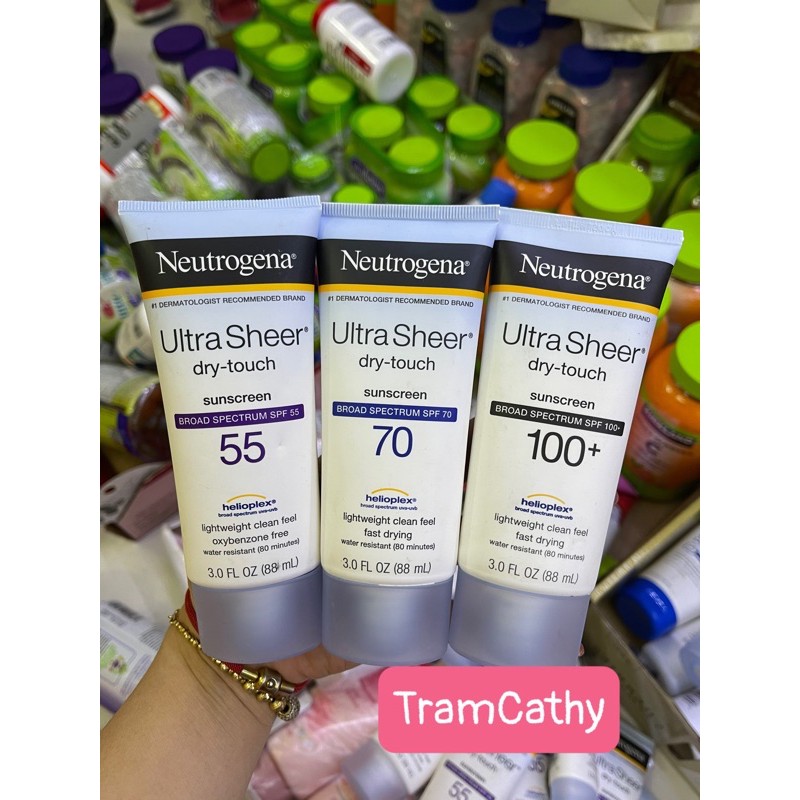 Sale rẻ kem chống nắng neutrogena 55 date ngắn