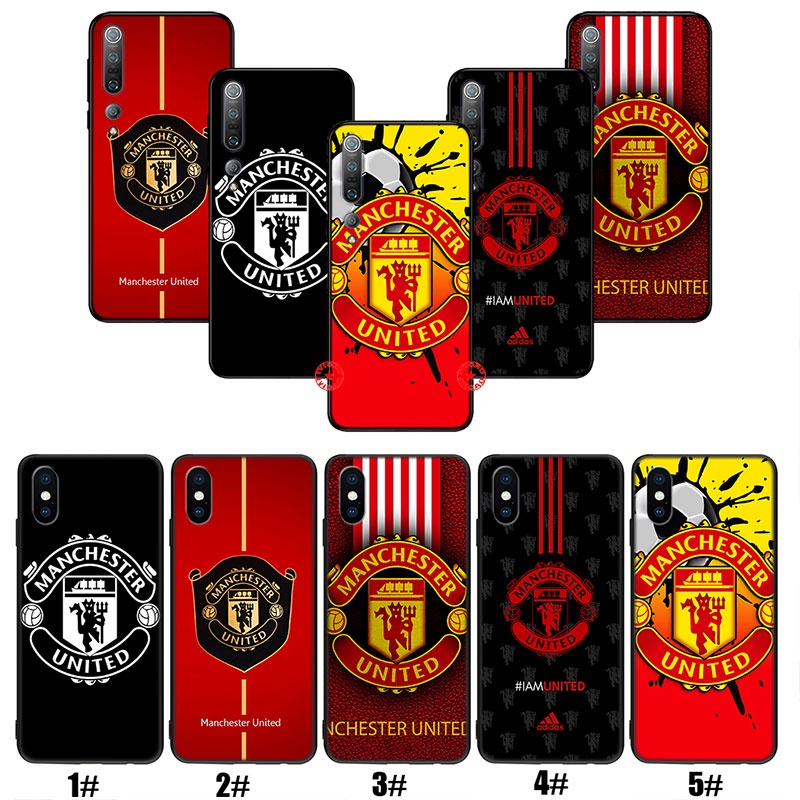 Ốp điện thoại silicon mềm hình Manchester United SFI60 cho Xiaomi Mi Poco M3 F1 F2 F3 X3 NFC 9T 10T Pro Lite Redmi K20