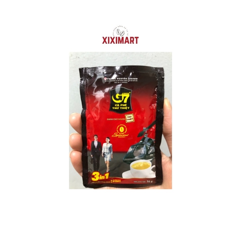 Cà phê sữa G7 3in1 bịch 50 gói 800g Trung Nguyên Legend