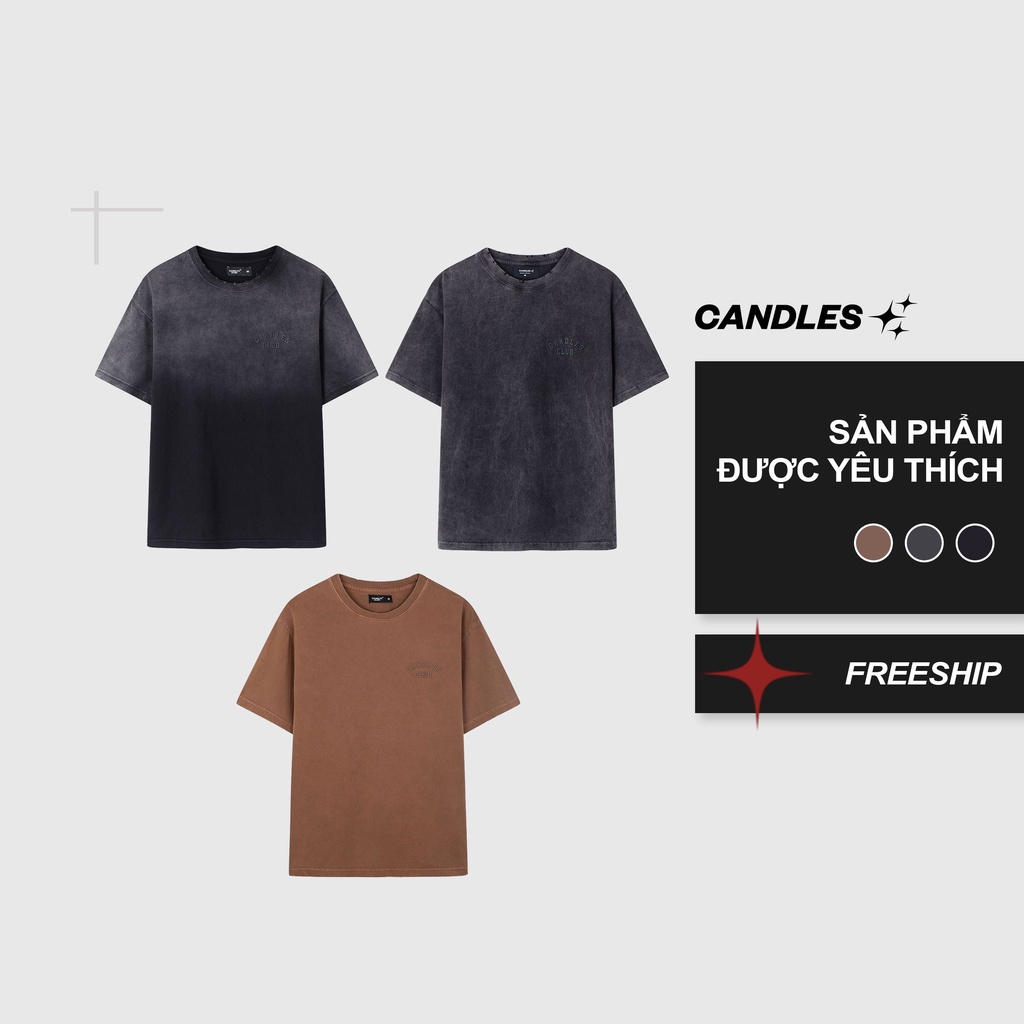 Áo phông unisex Essential SS22 Candles Studio