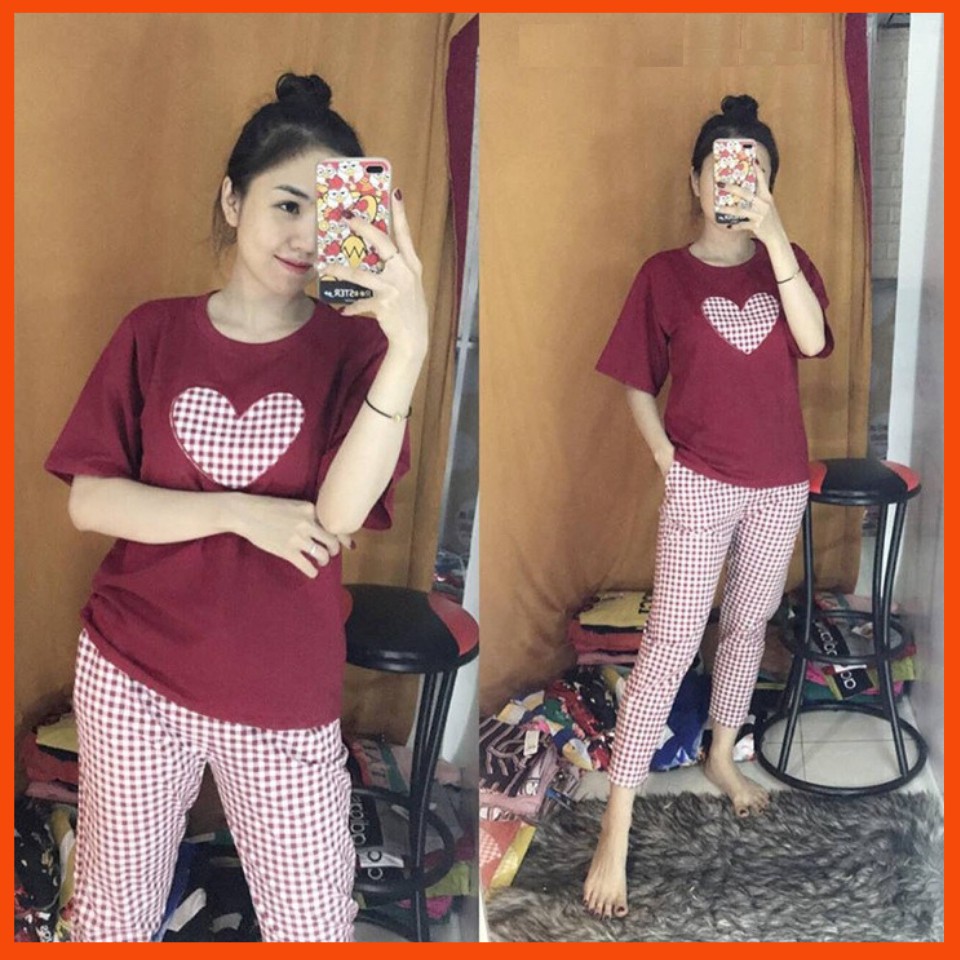 Đồ bộ thun cotton ♥ SIÊU GIẢM♥ DUY NHẤT HÔM NAY🎁 đồ bộ kiểu mới nhất