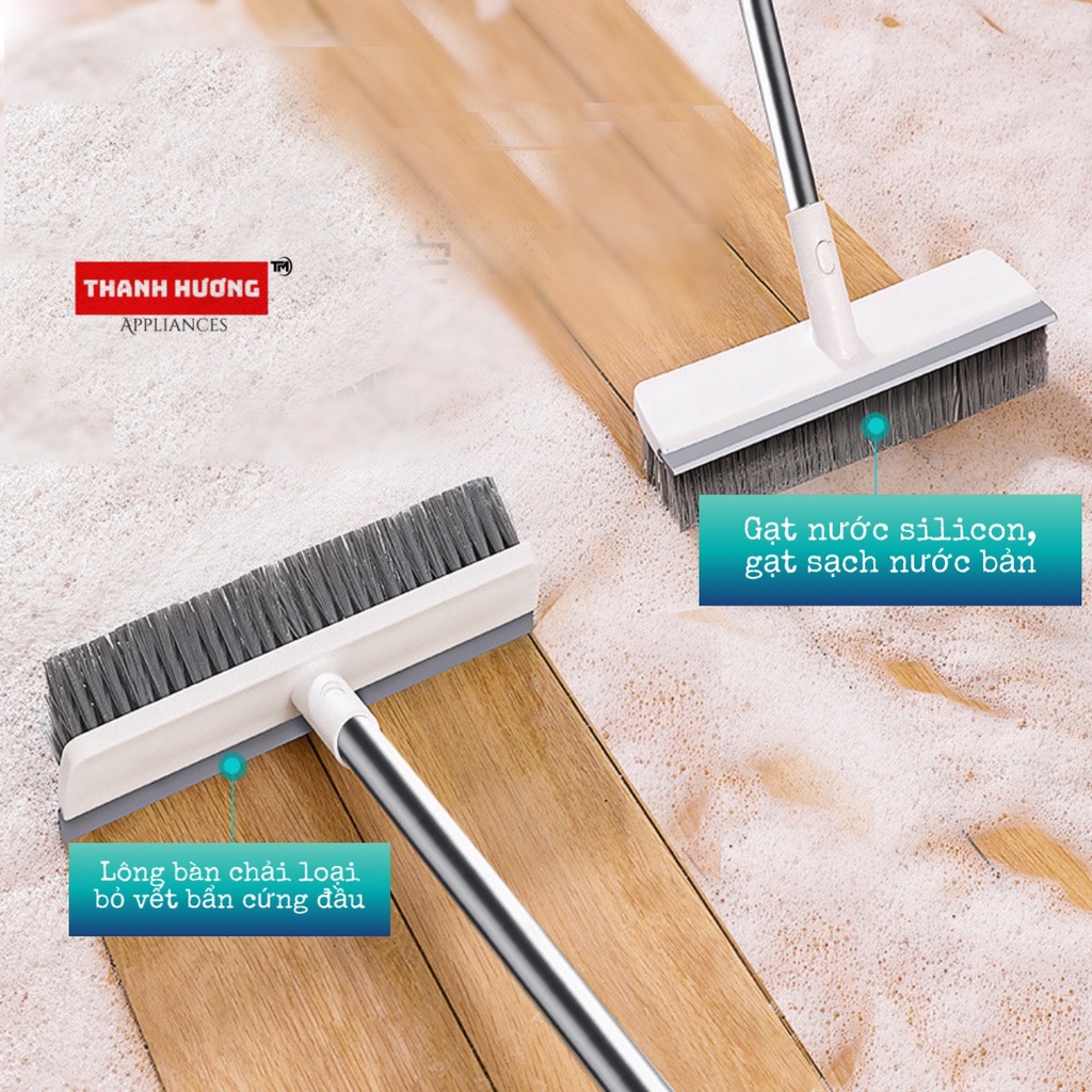 Chổi Chà Sàn Thông Minh Đa Năng 2 in 1 - Gạt Nước Tiện Lợi