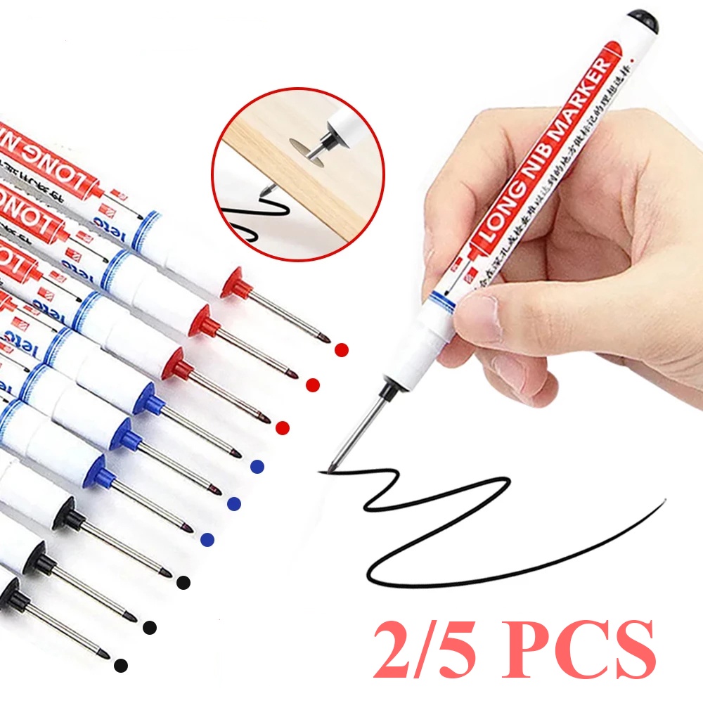 Set 2 / 5 Bút Đánh Dấu Mộc Cán Dài Đa Năng Tiện Dụng Chất Lượng Cao