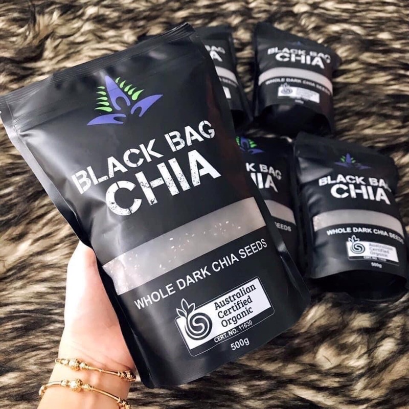 Hạt chia đen Úc Black Bag Chia 500g thumbnail