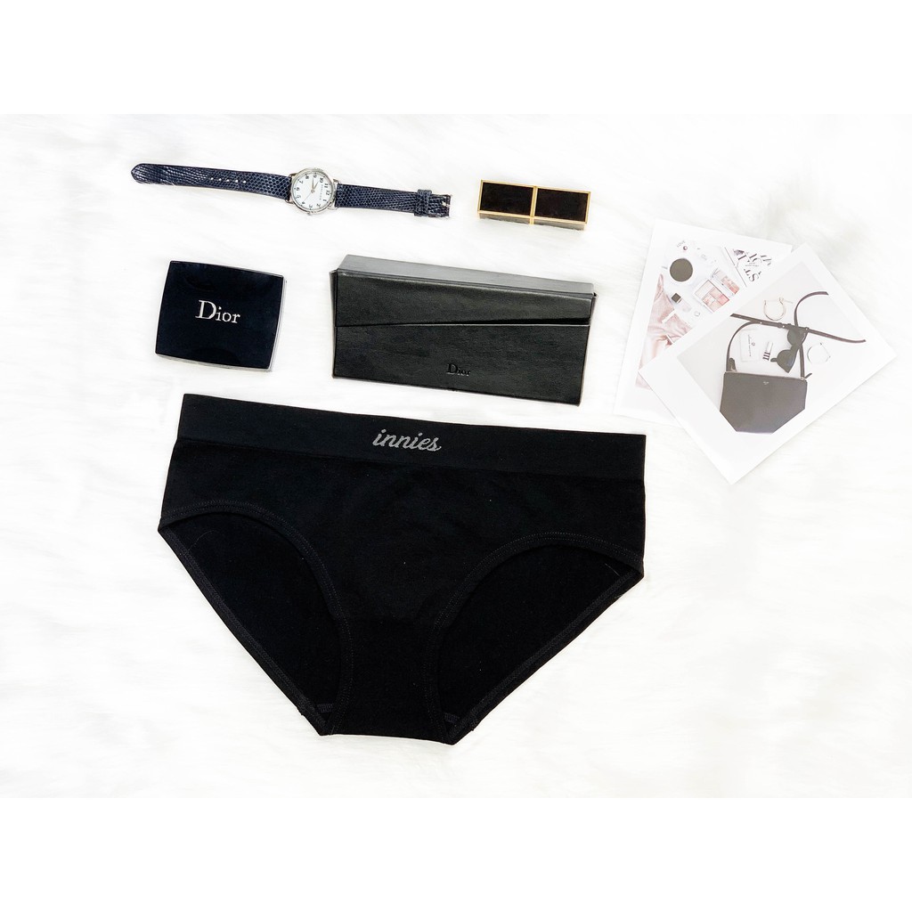 Quần lót nữ Innies seamless - Hipster - Đen