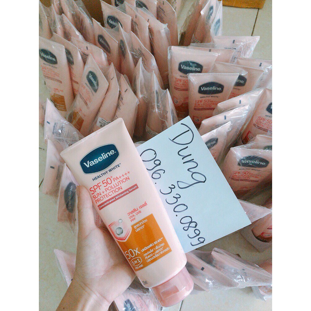 Dưỡng trắng an toàn Vaseline 10X-50X có độ chống nắng cao - bật tone trong vòng 1 tháng [ chuẩn Thái] | BigBuy360 - bigbuy360.vn