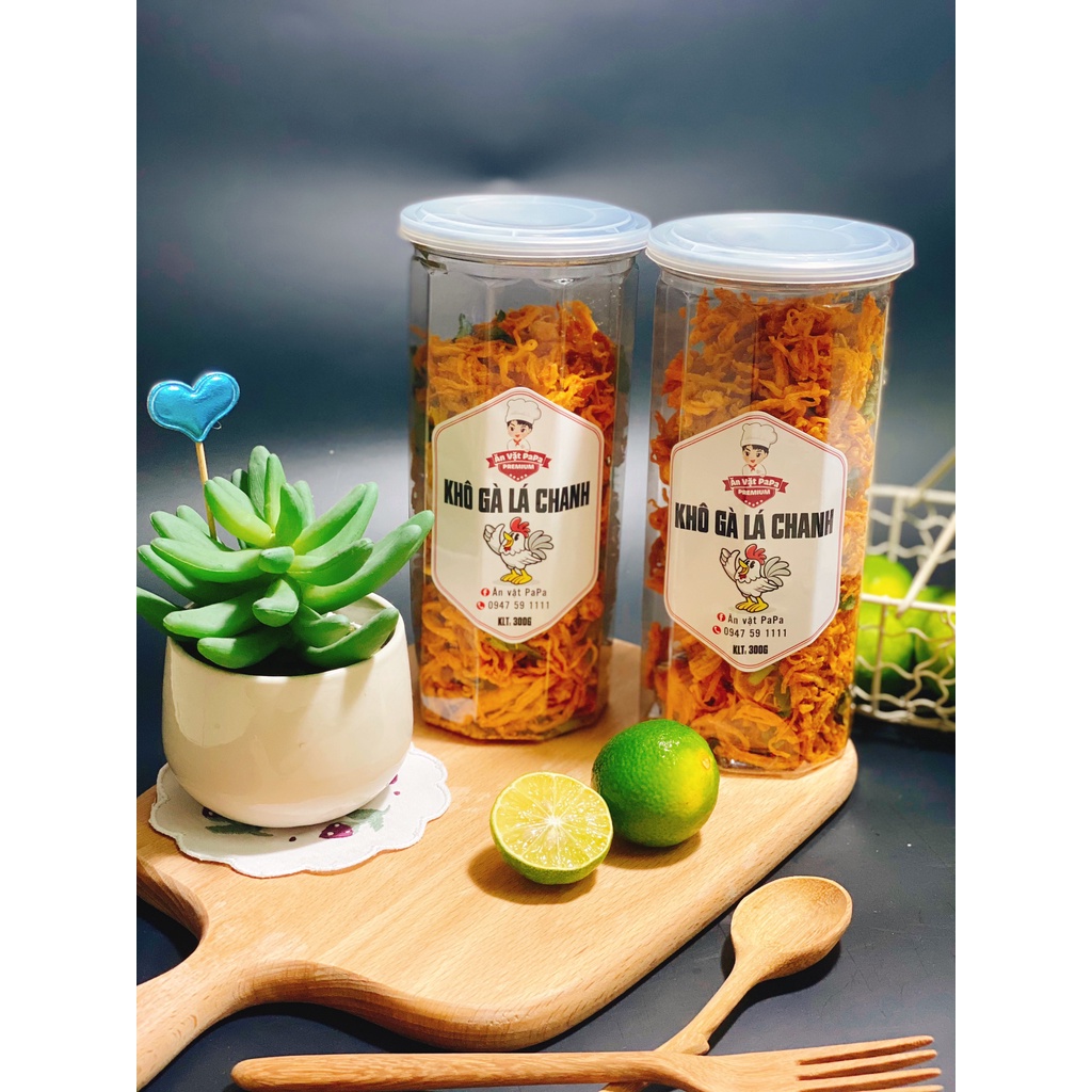 Khô gà lá chanh PaPa 300gr, đồ ăn vặt Hà Nội | BigBuy360 - bigbuy360.vn