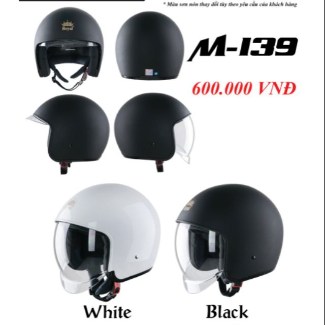 Nón bảo hiểm Luxury M139 miếng lót trong tháo vệ sinh dễ dàng