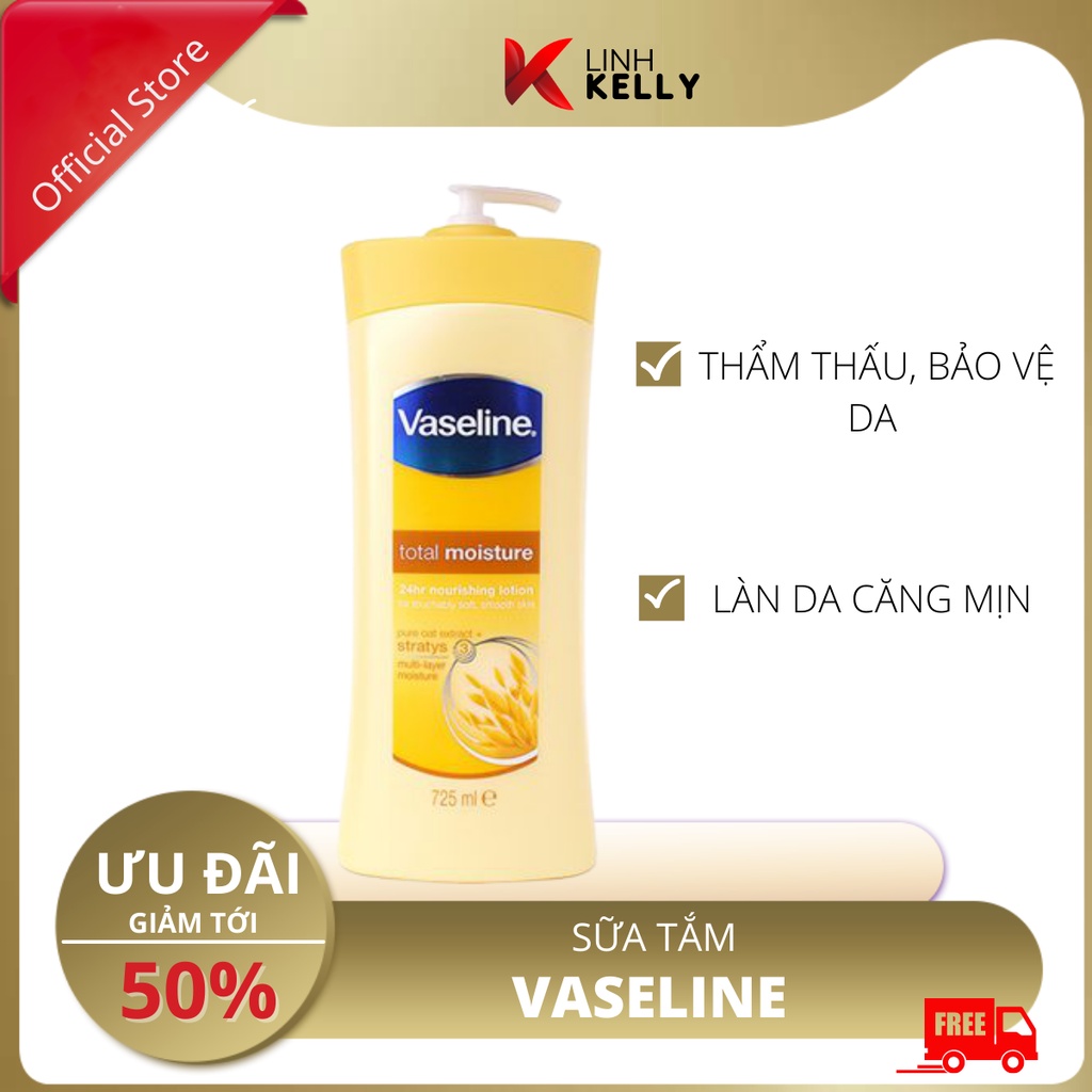 [CHÍNH HÃNG] Sữa Dưỡng Thể Vaseline Intensive Care Deep Restore 725ml- Thẩm thấu, bảo vệ da | BigBuy360 - bigbuy360.vn