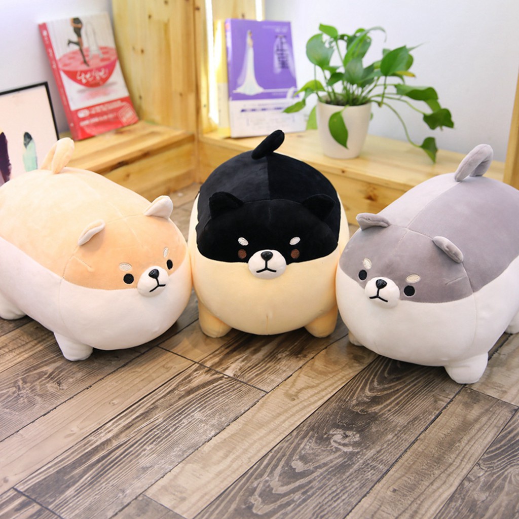 Dễ Thương Thú Nhồi Bông Hình Chó Shiba Đáng Yêu