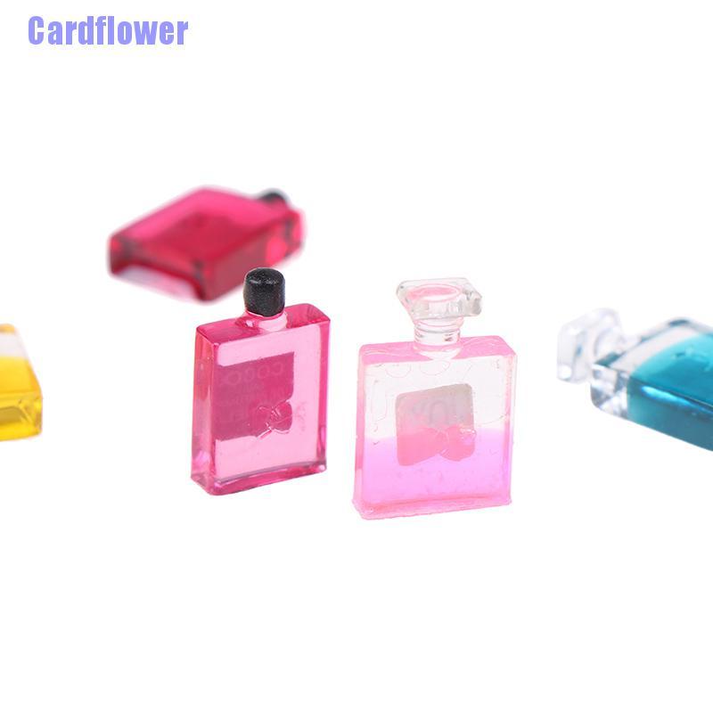 (Hàng Mới Về) Bộ 6 Lọ Nước Hoa Mini Tỉ Lệ 1: 12 Dùng Để Trang Trí