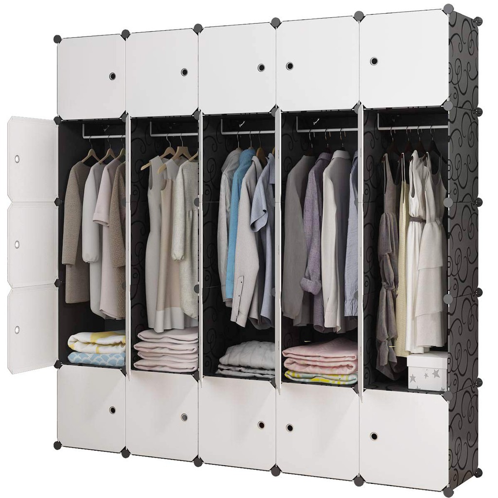 Tủ nhựa ghép 25 ô sâu 47cm mẫu mới 2021