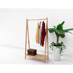 Gía Treo Quần Áo Chữ A Gỗ Thông Tự Nhiên 1 Tầng Bola, nội thất hàn quốc
