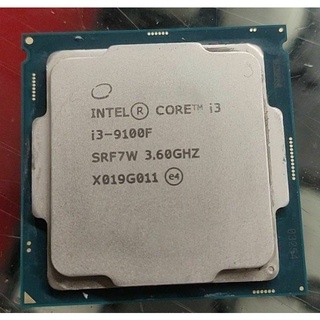 Cpu i3 9100f intel, socket 1151